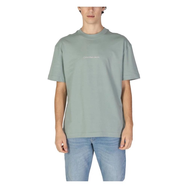 Green Printed Cotton Tee