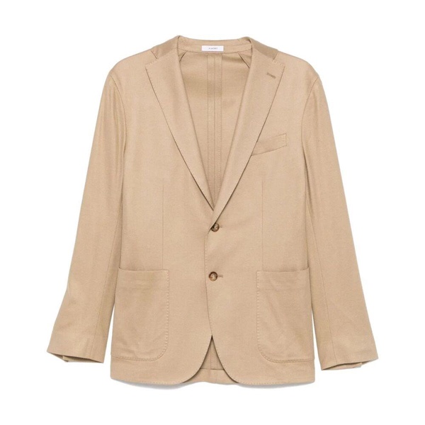 Brown Buttoned Jacket with Pockets