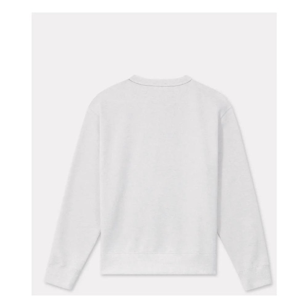 Grey Sweater with Chain Stitch Embroidery