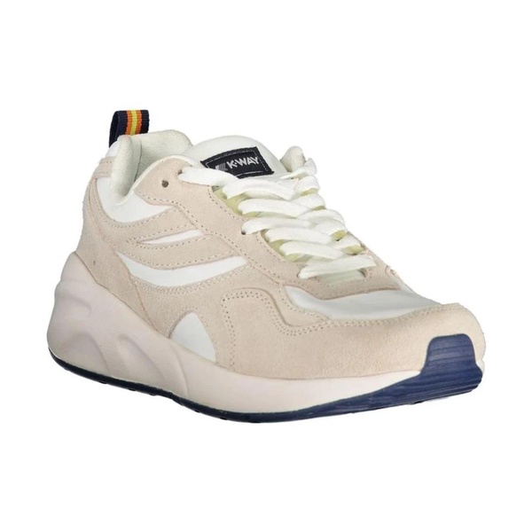 Nylon Lace-Up Sneaker with Logo Detail