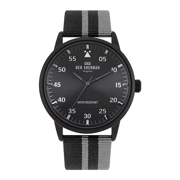 Analog Fabric Watch, Stainless Steel Case