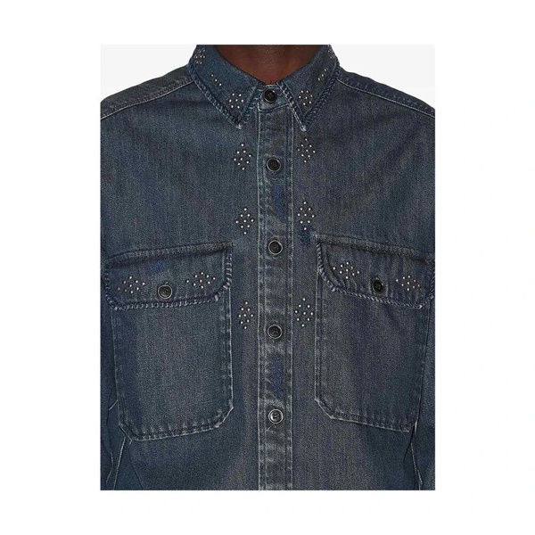 Classic Cotton Shirt with Flap Pockets