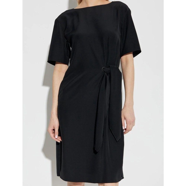 Black Dress with Knot Detail