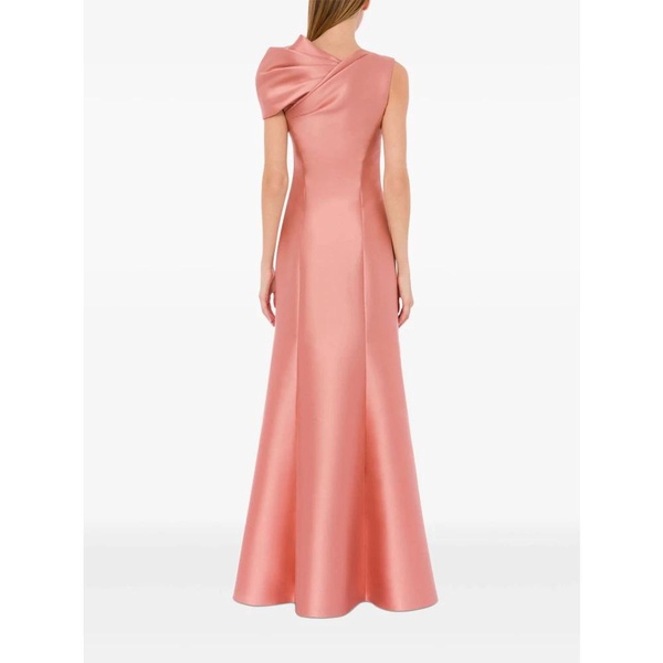 Pink Gathered Detailing Maxi Dress