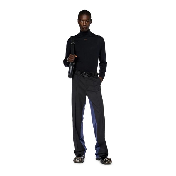 Wool Dolcevita Sweater in Black
