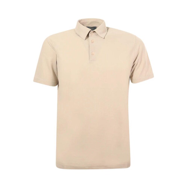 Sand Polo Shirt Slim Fit Cotton