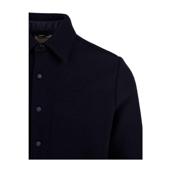 Front Button Closure Side Pocket Split Sleeve Shirt