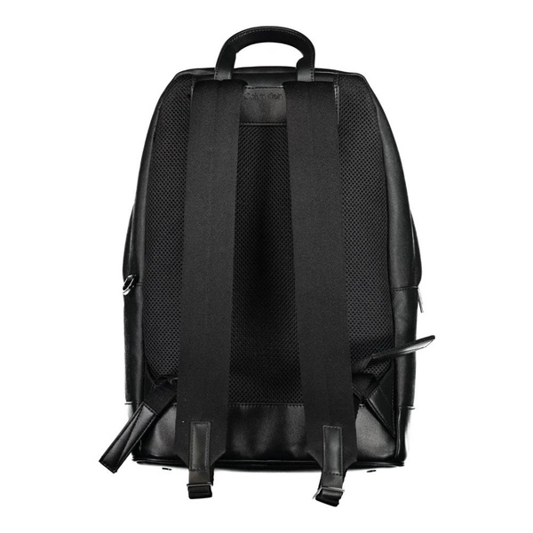 Black Men's Backpack with Laptop Compartment