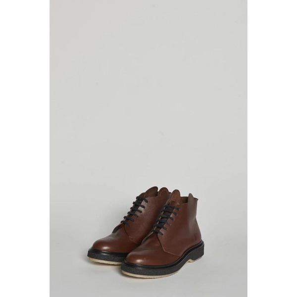 Stylish Lace-Up Leather Boots