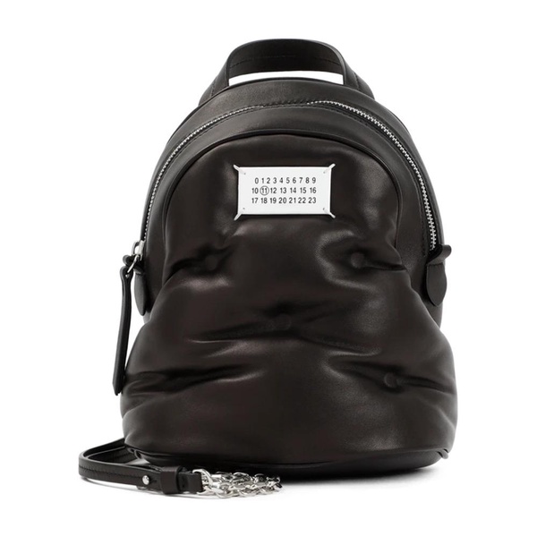 Black Leather Bucket Bag & Backpack