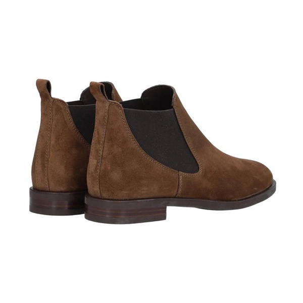 Camel Suede Ankle Boot