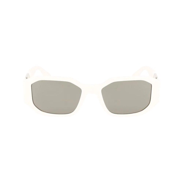White Injected Sunglasses