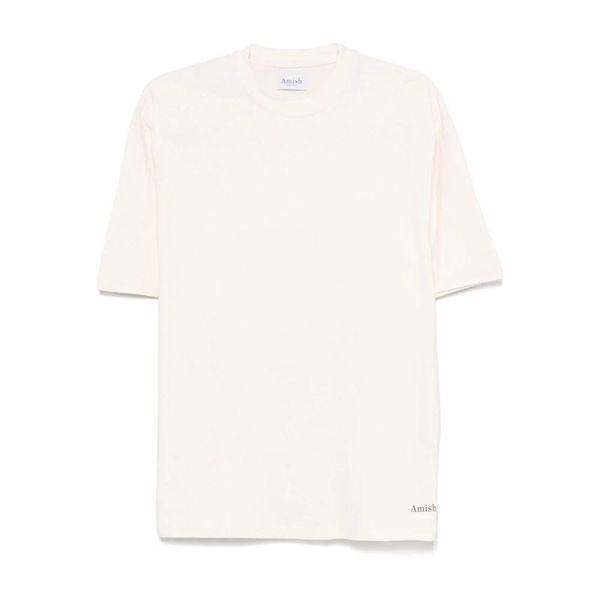 White Crew Neck Short Sleeve Shirt