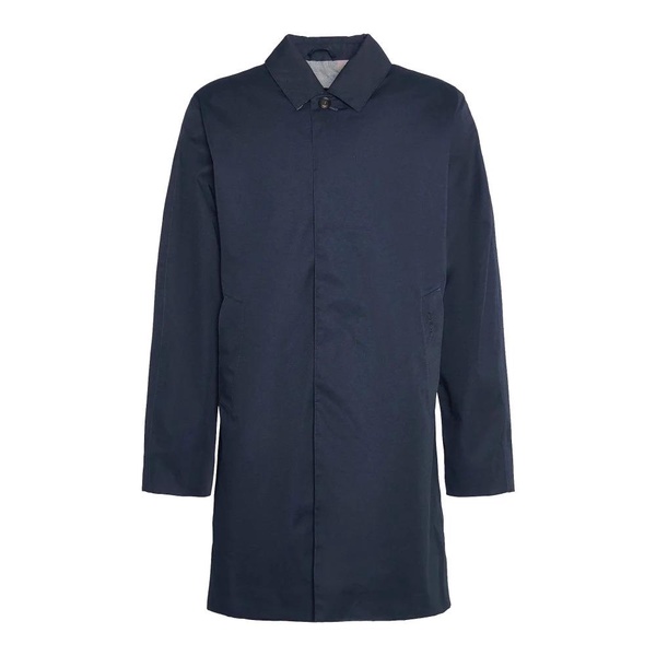 Waterproof Jacket in Navy & Blue Tartan