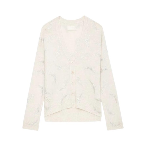 Diamond Embellished Cashmere Cardigan