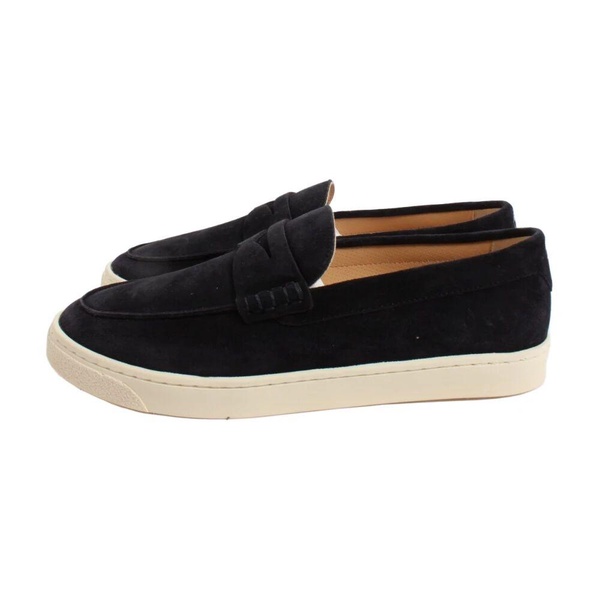 Navy Moccasins
