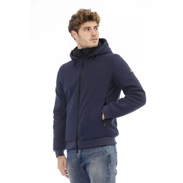 Blue Polyester Men's Jacket Trend