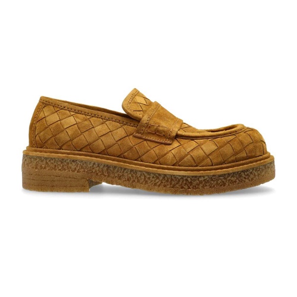 Haddock Intrecciato suede loafers