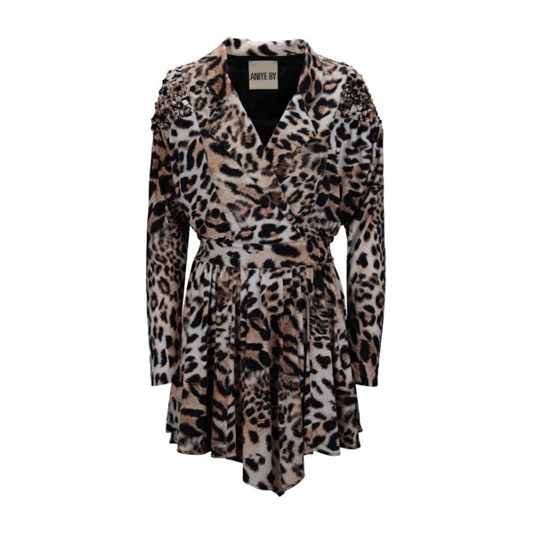 Animal Print Dress with Zipper