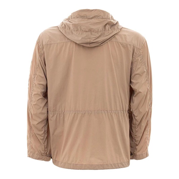 Hooded Technical Fabric Jacket