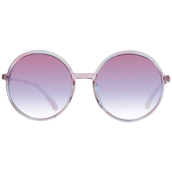 Pink Women Sunglasses Round Gradient