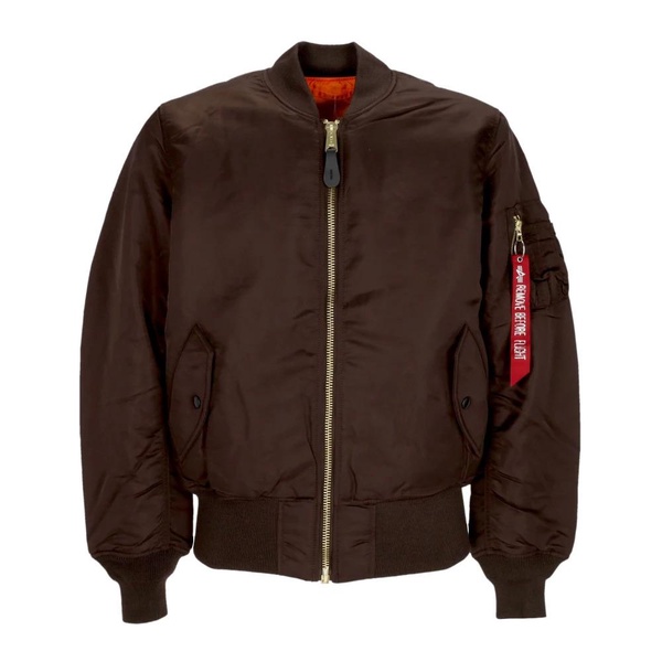 Hunter Brown Bomber Jacket Man AI MA-1