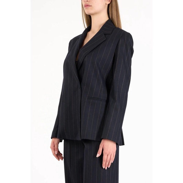 Double-breasted pinstripe jacket