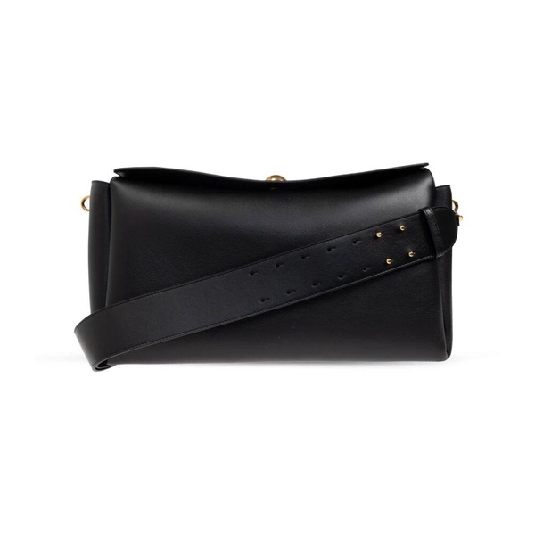 Leather shoulder bag