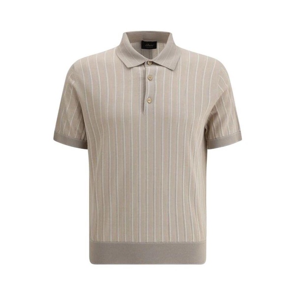 Striped Polo Shirt Short Sleeves