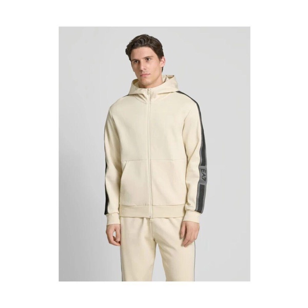 Zip Hoodie Sweater Cream