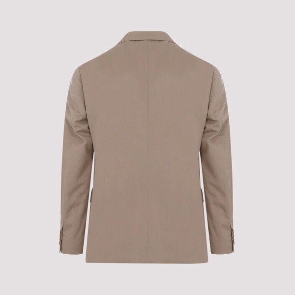 Beige Cotton Suit
