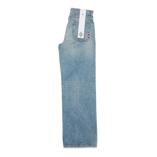 Wide Fit Light-Washed Denim Jeans