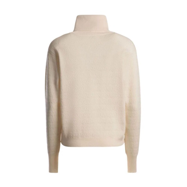 Textured Wool Roll-Neck Jumper