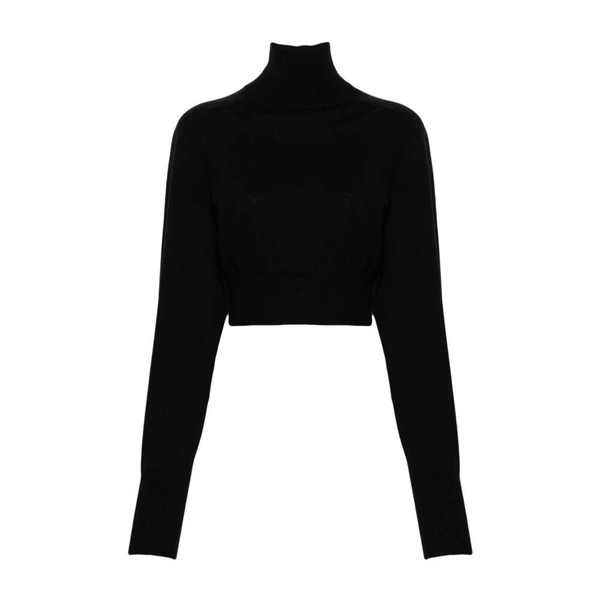 Wool Knit Turtleneck Sweater