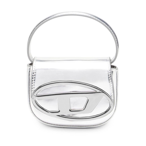 Iconic mini bag in mirrored leather