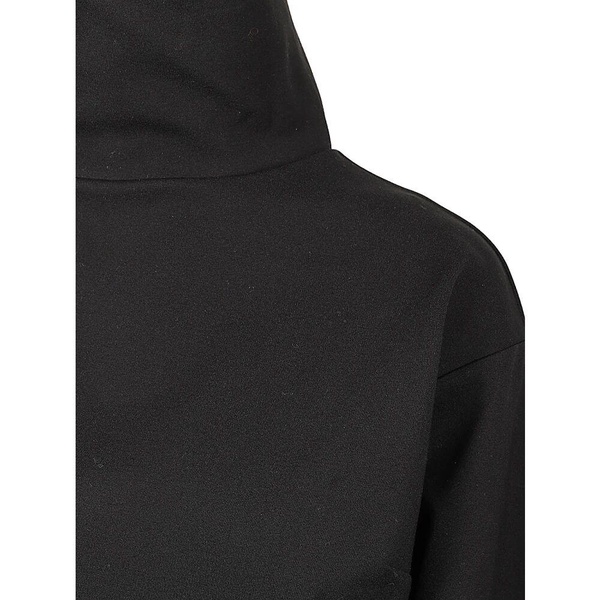 Black Viscose Blend Sleeveless Top