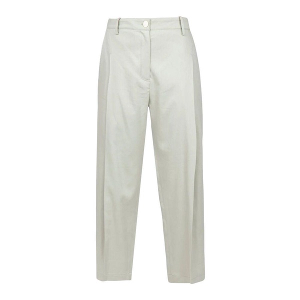 Linen Straight Leg Pants with Pences