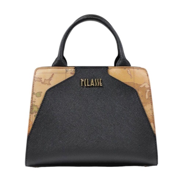 Print Design Shoulder Handbag Women Black