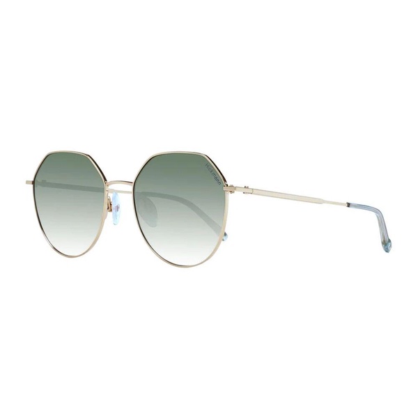 Gold Round Gradient Lens Sunglasses