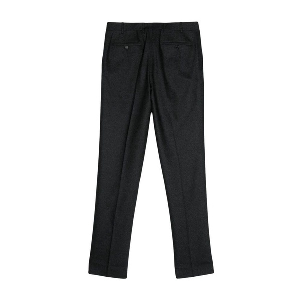 Black Wool Cashmere Blend Pants