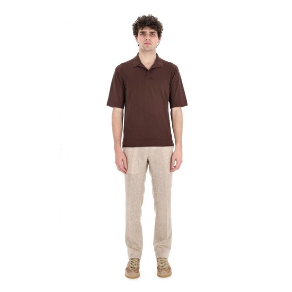 Brown Polo Shirt Cotton Stylish