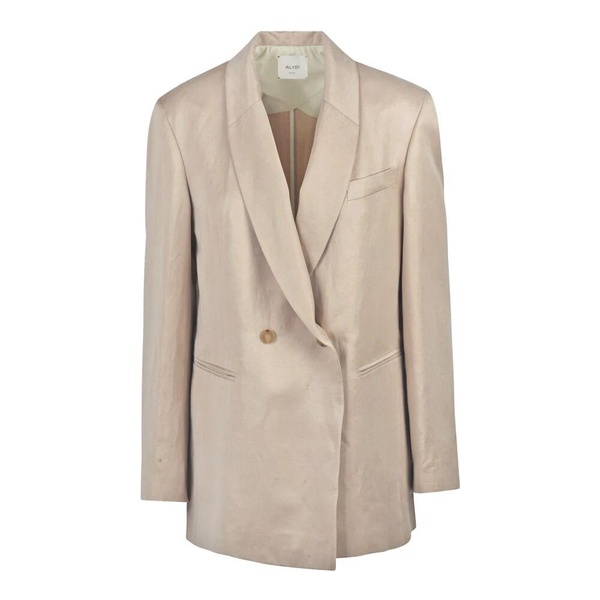 Linen Double-Breasted Blazer