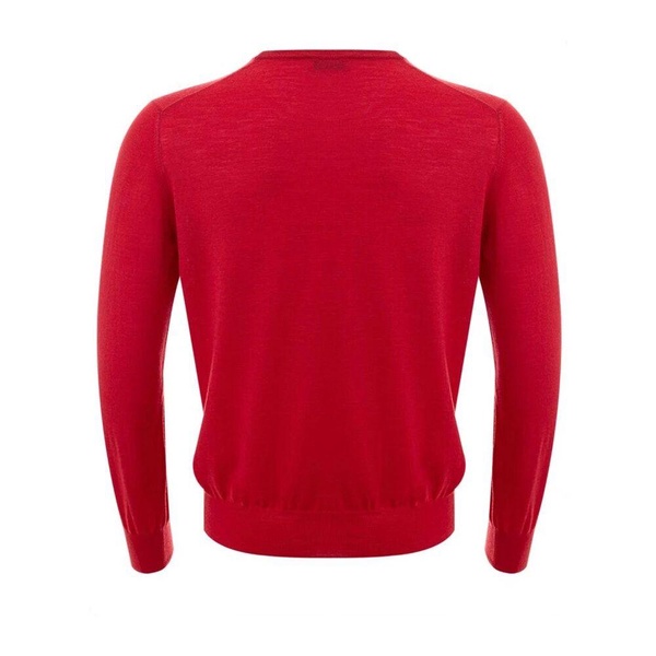 Red Wool Sweater for Men