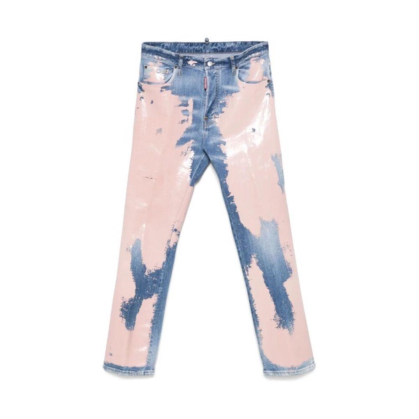 Blue Cerulean Classic Five-Pocket Jeans