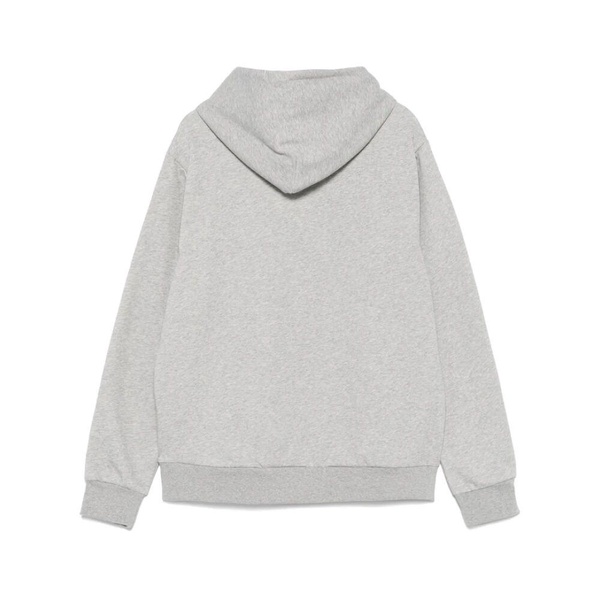 Heather Grey Ribbed Sweatshirt