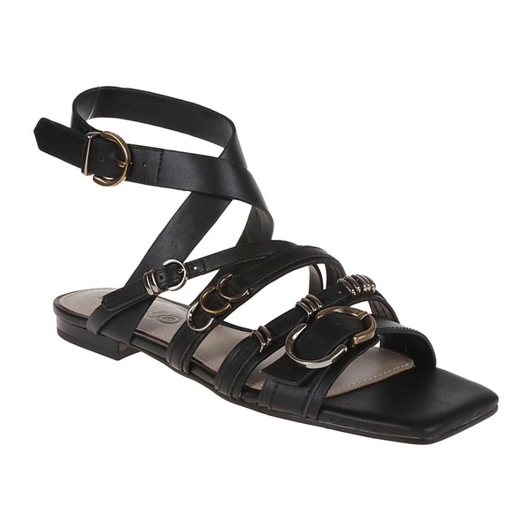 Black Leather Sandals Elegant Style
