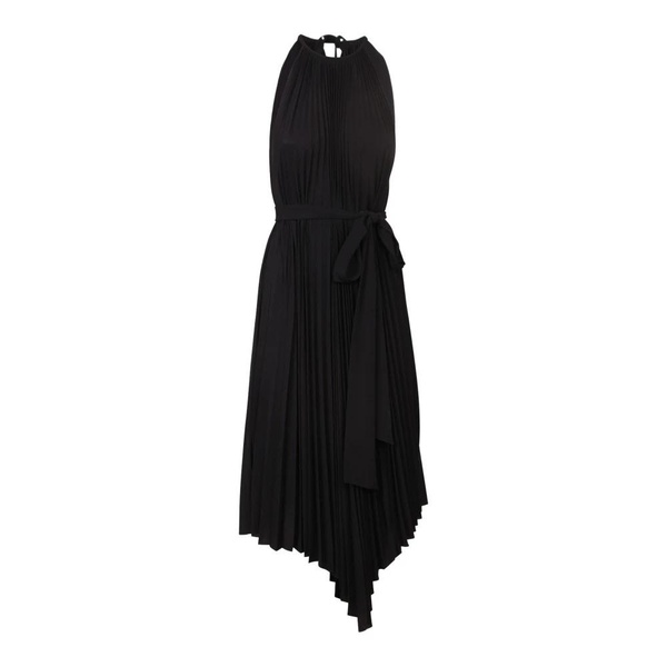 Pleated midi dress