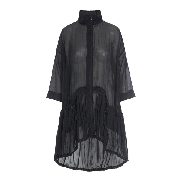 Transparent Oversize Dress with Zipper