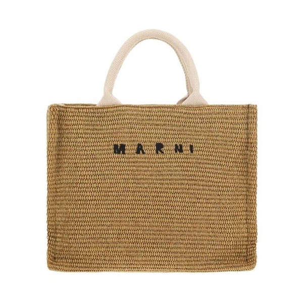 Raffia Effect Handbag with Shoulder Strap