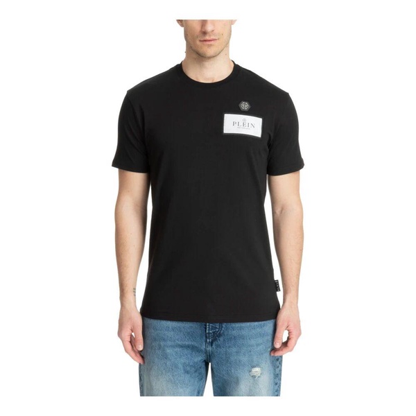 Plain Logo Embroidered T-shirt